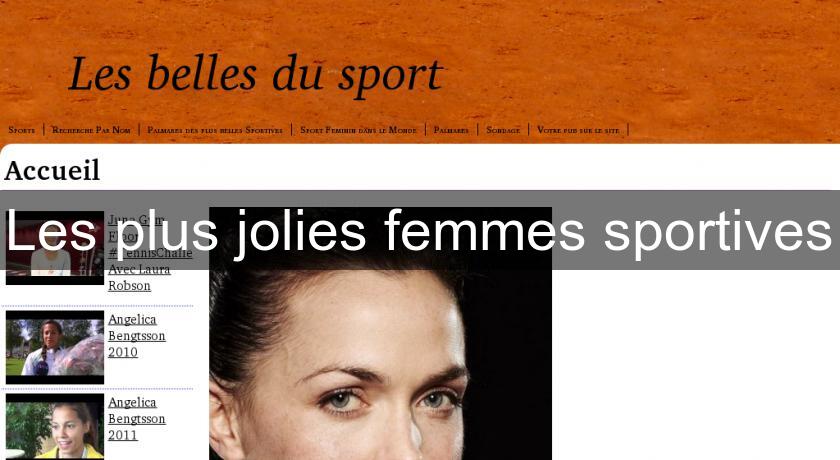 Les plus jolies femmes sportives Les plus jolies femmes sportives