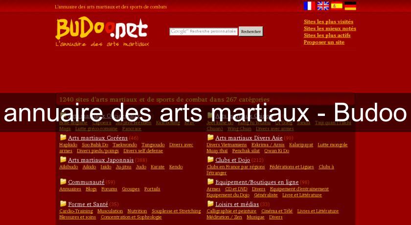 annuaire des arts martiaux - Budoo annuaire des arts martiaux - Budoo