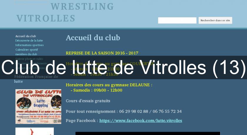 Club de lutte de Vitrolles (13) Club de lutte de Vitrolles (13)
