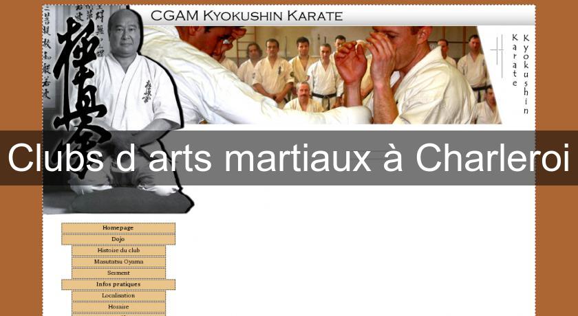 Clubs d'arts martiaux à Charleroi Clubs d'arts martiaux à Charleroi