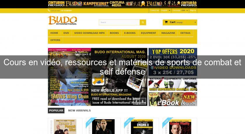 Cours en vidéo, ressources et matériels de sports de combat et self défense Cours en vidéo, ressources et matériels de sports de combat et self défense