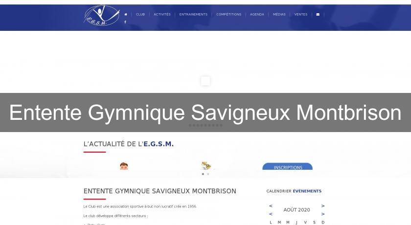 Entente Gymnique Savigneux Montbrison Entente Gymnique Savigneux Montbrison