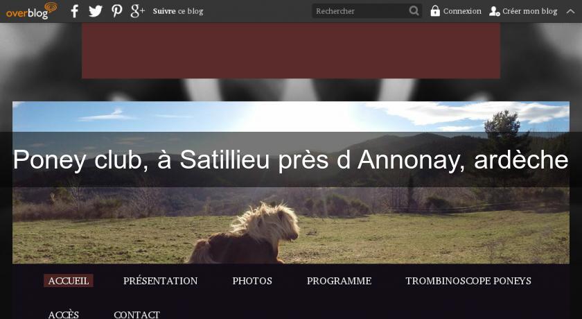 Poney club, à Satillieu près d'Annonay, ardèche Poney club, à Satillieu près d'Annonay, ardèche