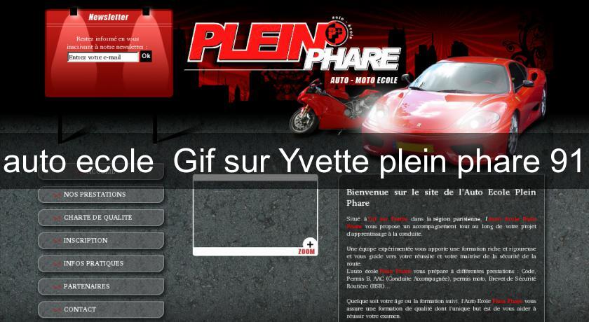 auto ecole Gif sur Yvette plein phare 91 auto ecole Gif sur Yvette plein phare 91