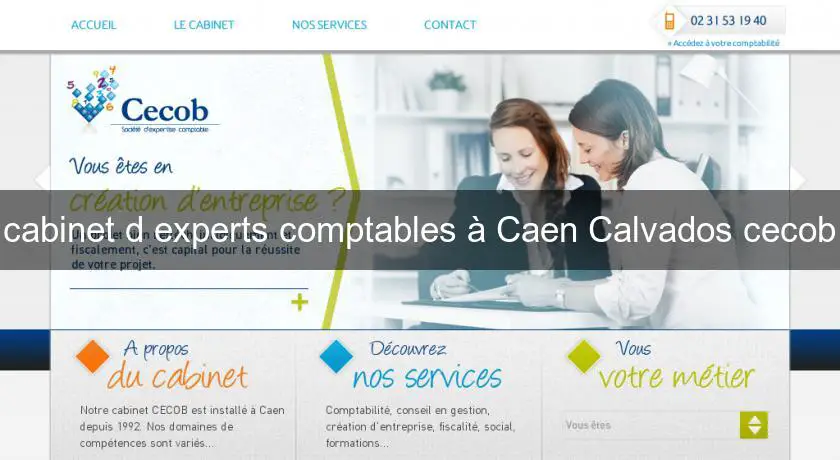  cabinet d'experts comptables à Caen Calvados cecob