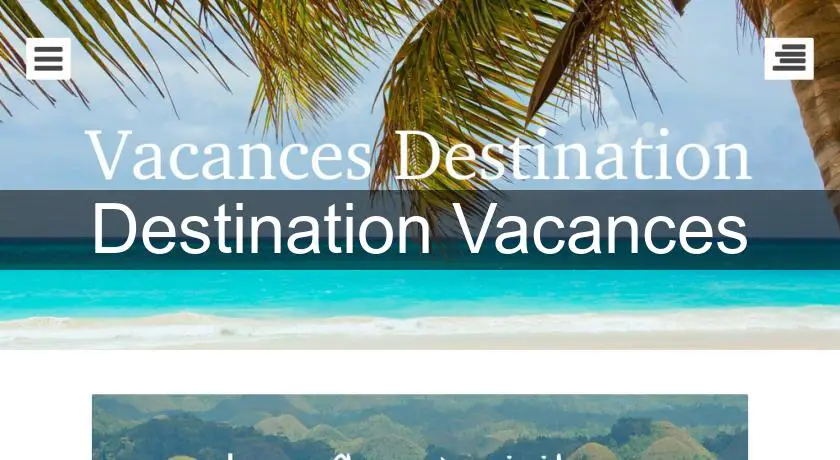  Destination Vacances