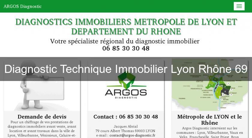 Diagnostic Technique Immobilier Lyon Rhône 69 Diagnostic Technique Immobilier Lyon Rhône 69