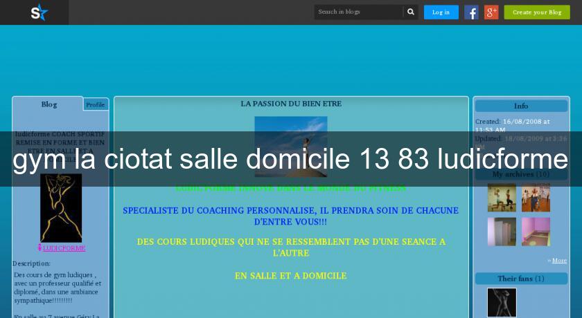 gym la ciotat salle domicile 13 83 ludicforme gym la ciotat salle domicile 13 83 ludicforme