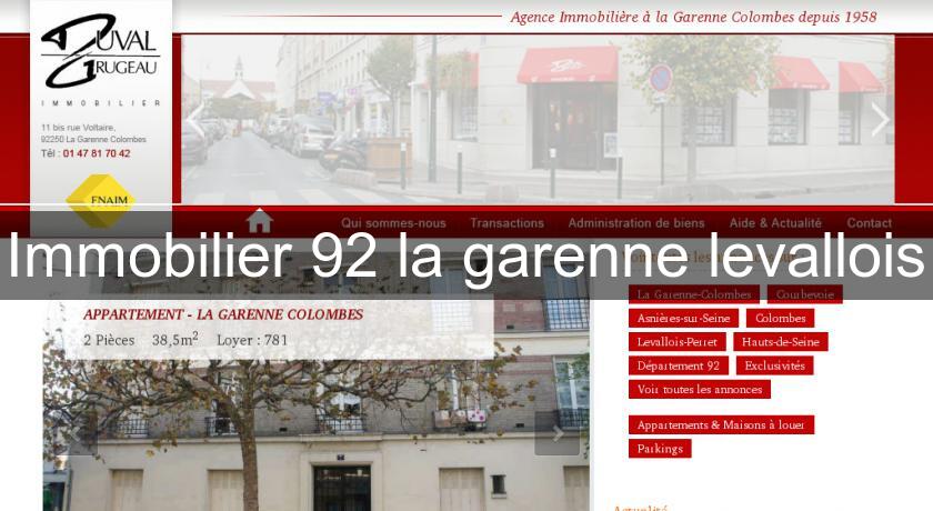  Immobilier 92 la garenne levallois