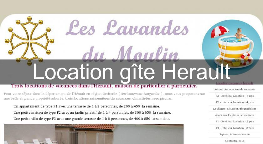 Location gîte Herault Location gîte Herault