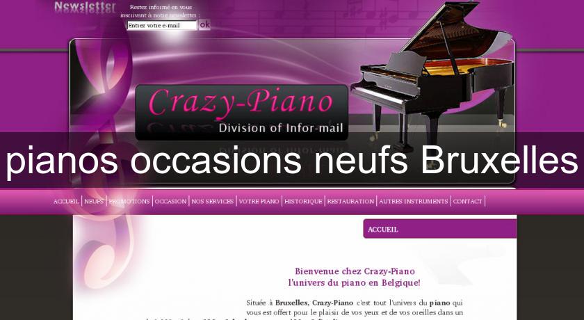  pianos occasions neufs Bruxelles
