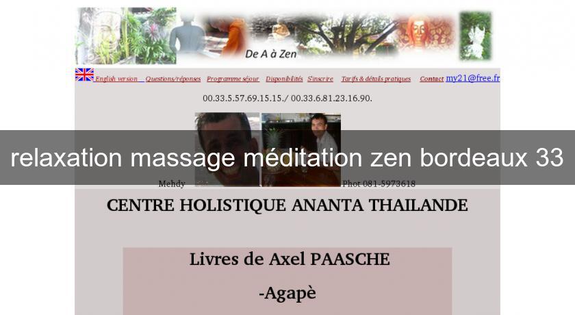 relaxation massage méditation zen bordeaux 33 relaxation massage méditation zen bordeaux 33