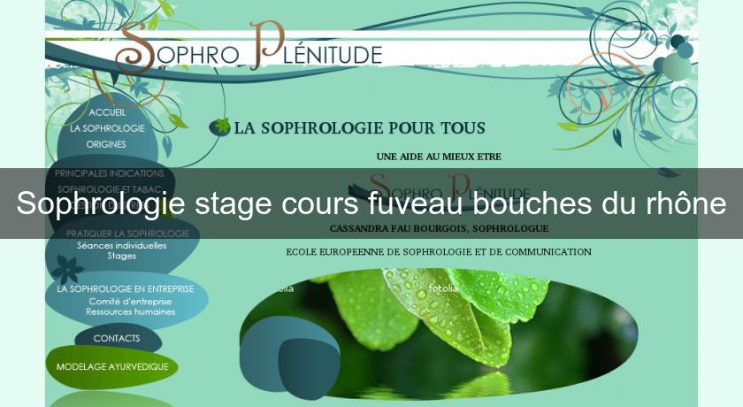  Sophrologie stage cours fuveau bouches du rhône