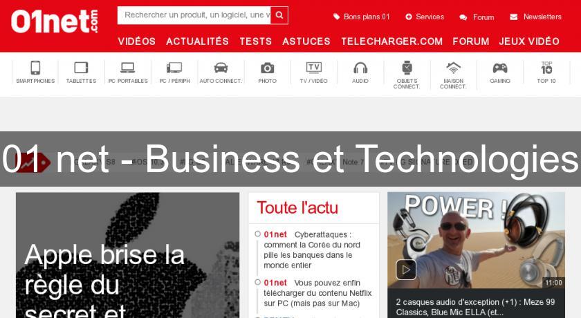 01 net - Business et Technologies 01 net - Business et Technologies