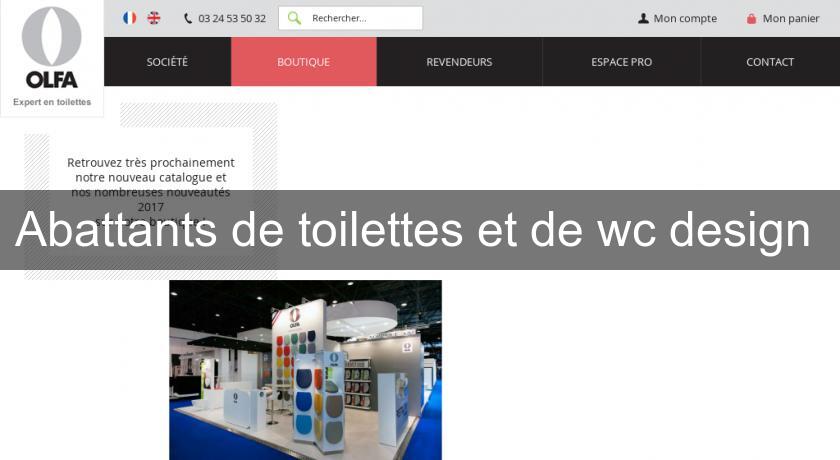 Abattants de toilettes et de wc design 