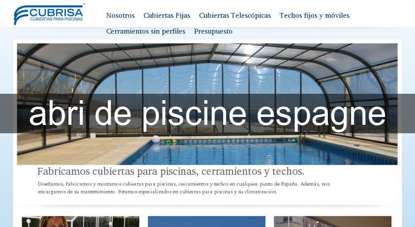 abri de piscine espagne