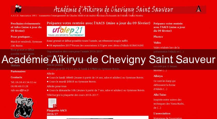 Académie Aïkiryu de Chevigny Saint Sauveur Académie Aïkiryu de Chevigny Saint Sauveur