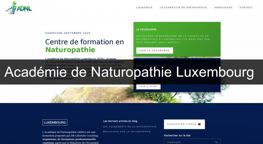 Académie de Naturopathie Luxembourg Académie de Naturopathie Luxembourg