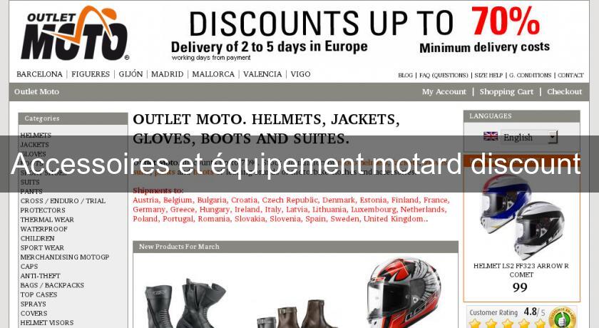 Accessoires et équipement motard discount 