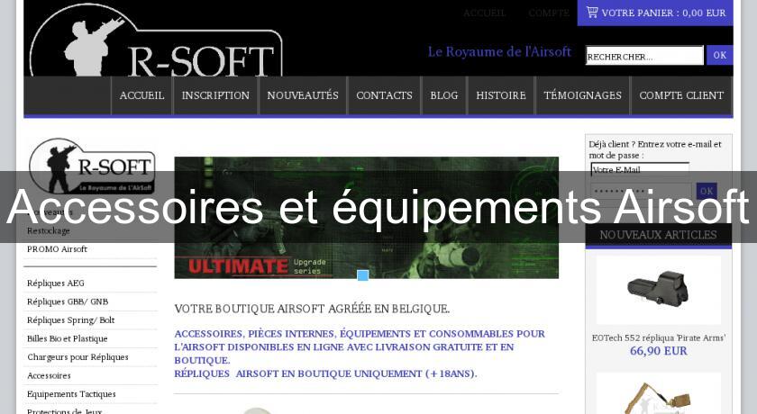 Accessoires et équipements Airsoft Accessoires et équipements Airsoft