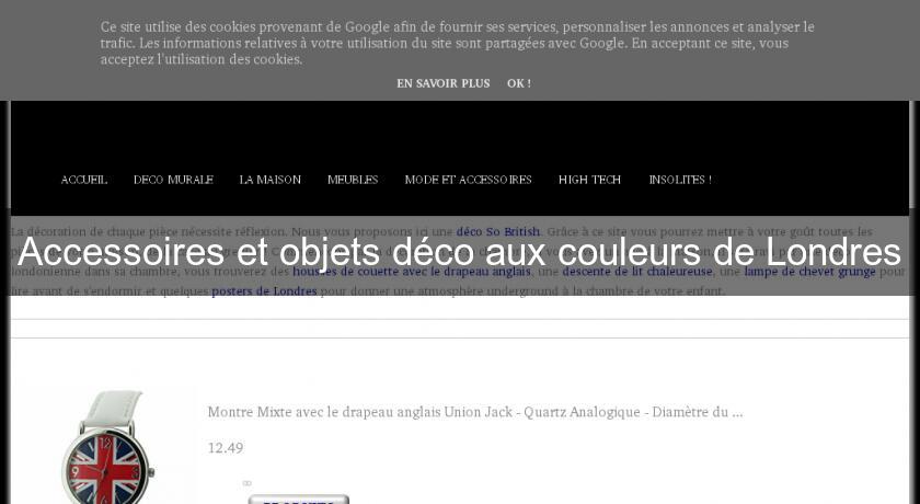 Accessoires et objets déco aux couleurs de Londres Accessoires et objets déco aux couleurs de Londres