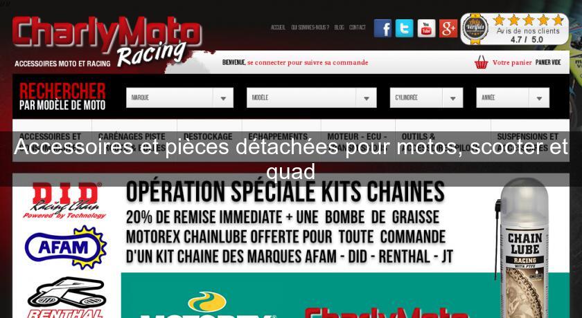 Accessoires et pièces détachées pour motos, scooter et quad Accessoires et pièces détachées pour motos, scooter et quad