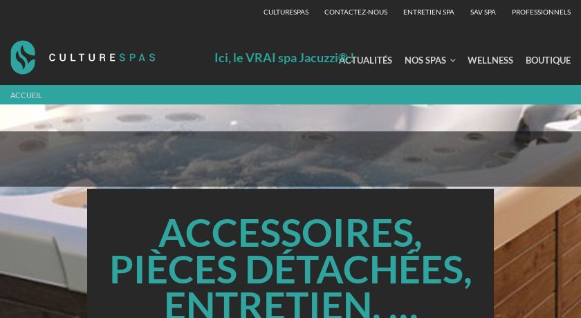 Accessoires et produits d'entretien spa