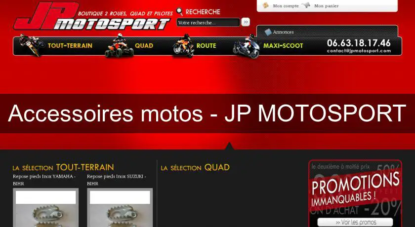 Accessoires motos - JP MOTOSPORT