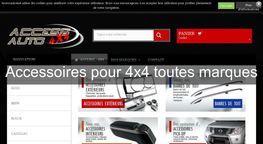 Accessoires pour 4x4 toutes marques Pièces Détachées