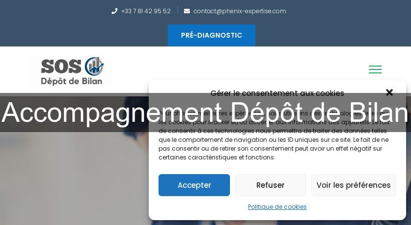 Accompagnement Dépôt de Bilan Accompagnement Dépôt de Bilan