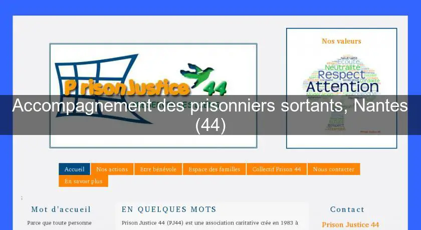 Accompagnement des prisonniers sortants, Nantes (44)