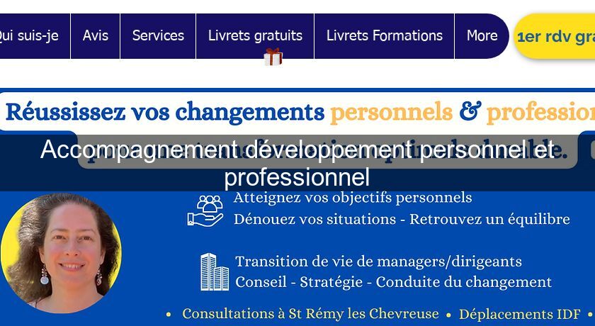 Accompagnement développement personnel et professionnel Accompagnement développement personnel et professionnel