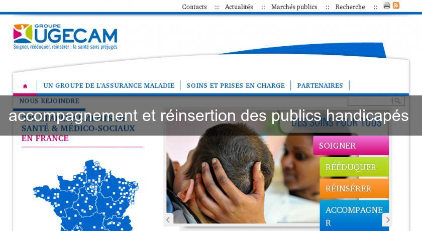 accompagnement et réinsertion des publics handicapés 