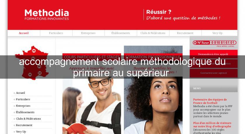 accompagnement scolaire méthodologique du primaire au supérieur 