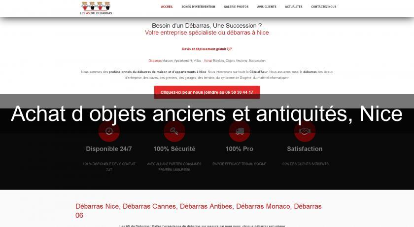 Achat d'objets anciens et antiquités, Nice Achat d'objets anciens et antiquités, Nice