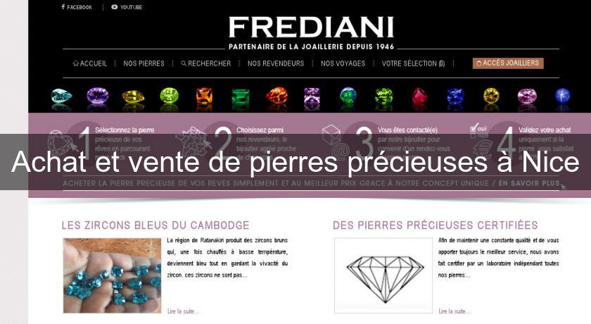 Achat et vente de pierres précieuses à Nice Achat et vente de pierres précieuses à Nice