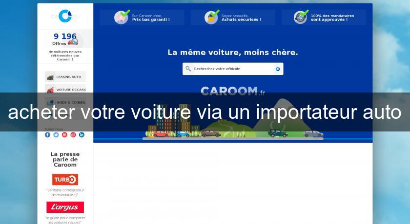 acheter votre voiture via un importateur auto acheter votre voiture via un importateur auto