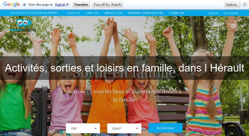 Activités, sorties et loisirs en famille, dans l'Hérault Activités, sorties et loisirs en famille, dans l'Hérault