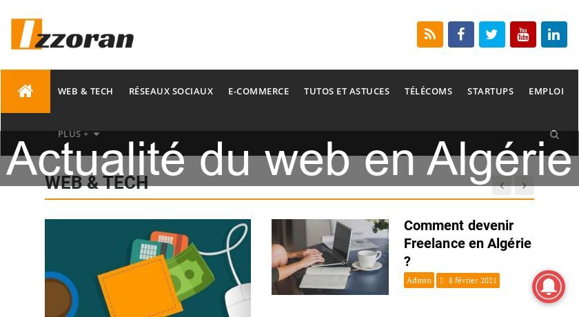 Actualité du web en Algérie