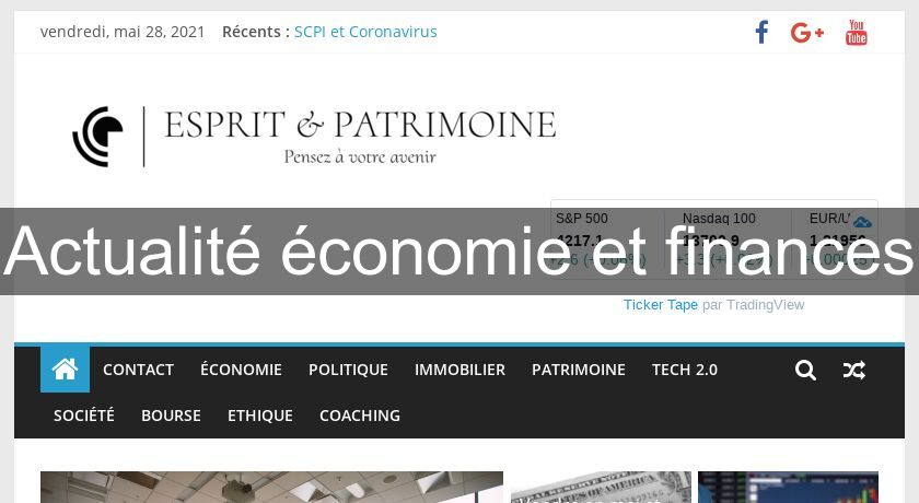 Actualité économie et finances Actualité économie et finances
