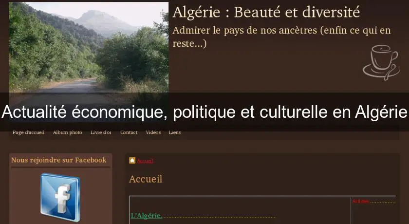 Actualité économique, politique et culturelle en Algérie