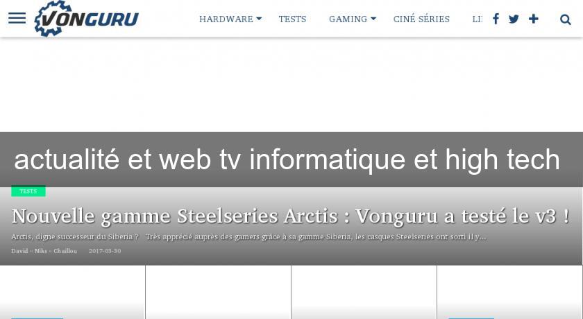 actualité et web tv informatique et high tech 