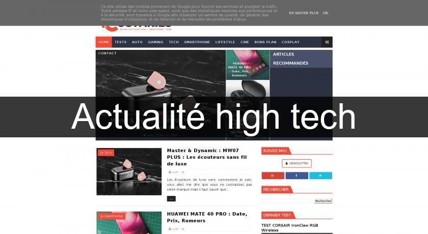 Actualité high tech Actualité high tech