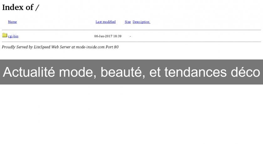 Actualité mode, beauté, et tendances déco