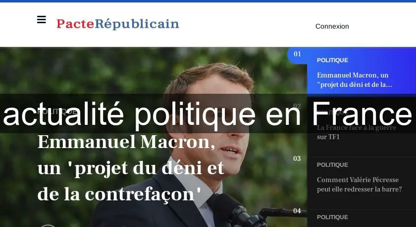 actualité politique en France