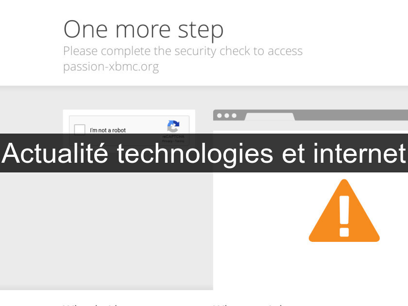 Actualité technologies et internet Actualité technologies et internet