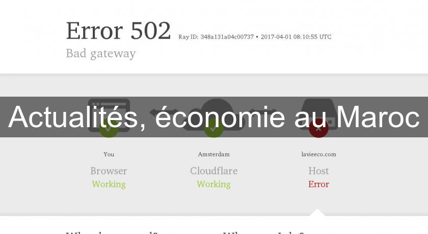 Actualités, économie au Maroc Actualités, économie au Maroc