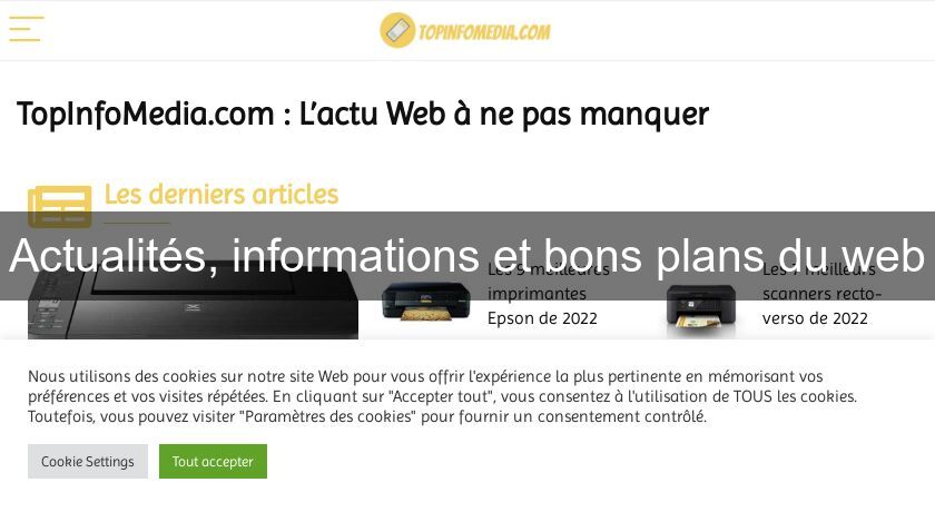 Actualités, informations et bons plans du web