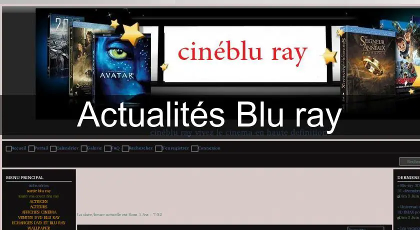 Actualités Blu ray