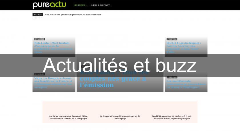 Actualités et buzz